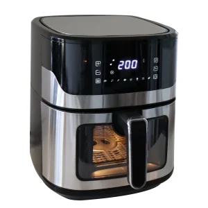 6.5L Oil Free Stainless Steel Fryer Electric Deep Digital 8 Presets Touchscreen Air Fryer