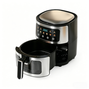 10-Liter Stainless Steel Square Air Fryer